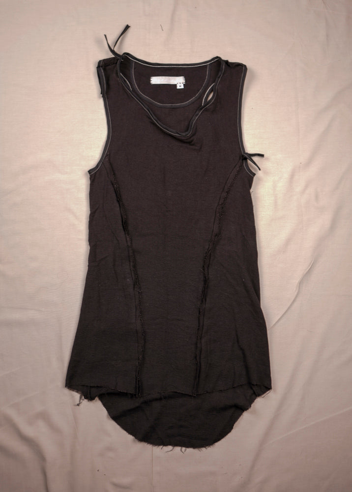Macon | Woven Tank | Abyss