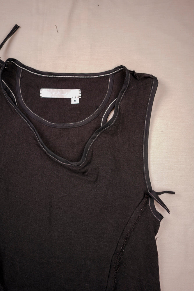 Macon | Woven Tank | Abyss