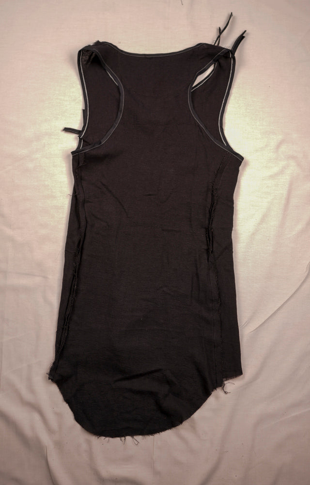Macon | Woven Tank | Abyss