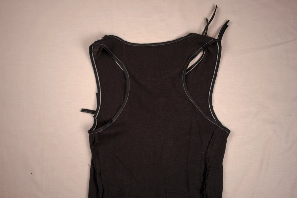 Macon | Woven Tank | Abyss