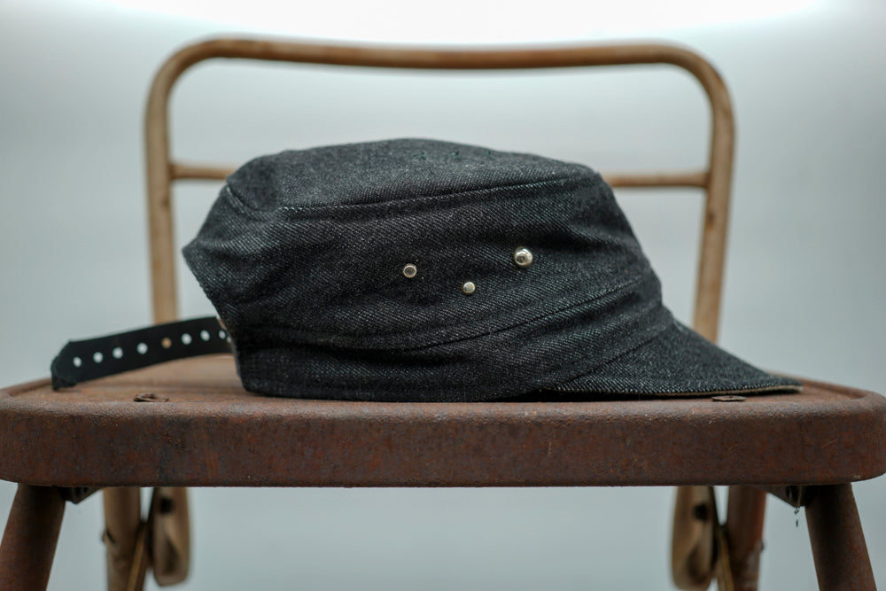 Alex | Hat | Black Denim