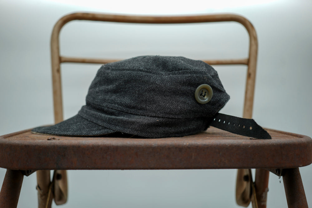 Alex | Hat | Black Denim